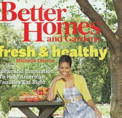 Better Homes and Gardens Magazine August 2011 Michelle Obama Tomato Recipes-image