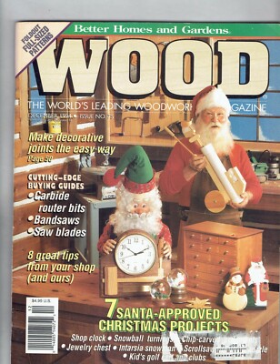 Better Homes and Gardens Wood Back Issue Magazine December 1994 Issue 75-image