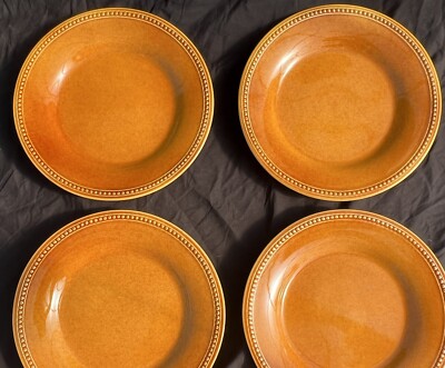 SET OF 4 - PIER 1 IMPORTS - SPICE ROUTE - GINGER - 10 3/4
