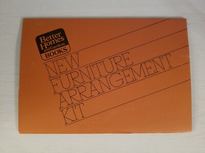 Rare Unused Vintage 1981 Better Homes And Gardens New Furniture Arrangement Kit-image