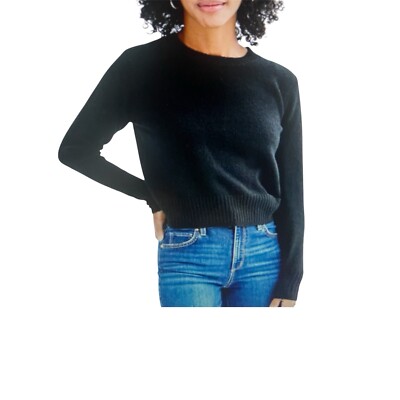 Cozy Black Long Sleeve Pullover Sweater - Brand new from Sonoma-image