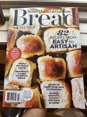 BREAD RECIPES ~ Better Homes & Garden Magazine 2024 ~ 82 RECIPES ~ LOAVES-image