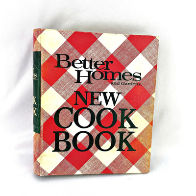 Vintage Better Homes New Cook Book Plaid 5-Ring Binder 6th Printing 1973-image