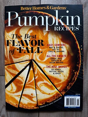 2024 PUMPKIN RECIPES Better Homes Magazine BEST FLAVOR OF FALL Basics COMFORT-image