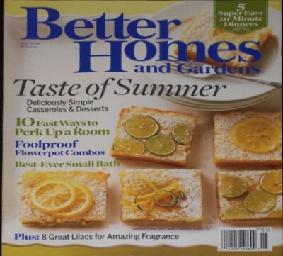 Better Homes and Gardens May 2008: Taste of Summer-image