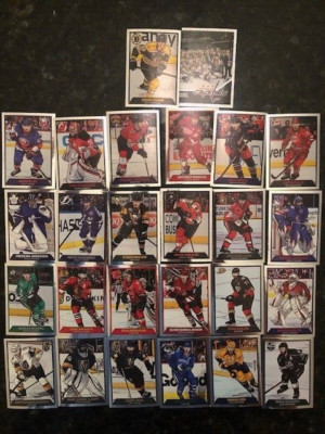 2017-18 Panini NHL Hockey Stickers U Pick You Complete Set Player Art FOIL FOILS-image