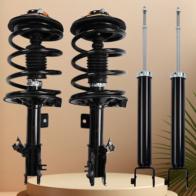 Front 2 Complete Struts + Rear 2 Absorber Shocks For 2002-06 Nissan Altima 2.5L-image