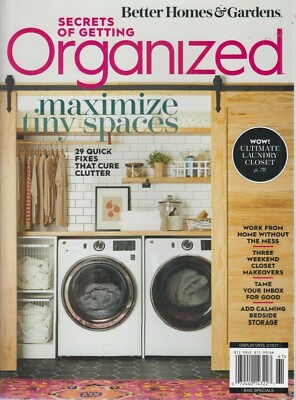 Better Homes & Gardens Secrets of Getting Organized 2021 Maximize Tiny Spaces-image
