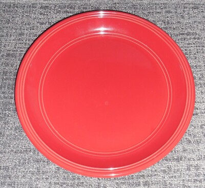 VGUC Mainstays Stoneware 10 inch Dinner Plate - Red Sedona (Rainforest)-image