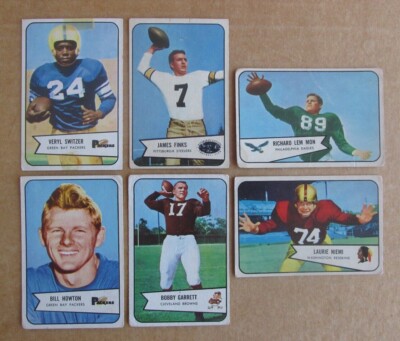 1954 BOWMAN FOOTBALL CARD SINGLES COMPLETE YOUR SET PICK CHOOSE UPDATED 5/26-image