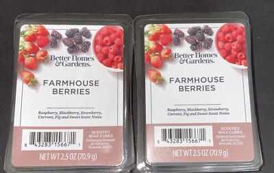 Better Homes & Gardens FARMHOUSE BERRIED Wax Melts / 2 Packs / 2.5 oz Ea-image
