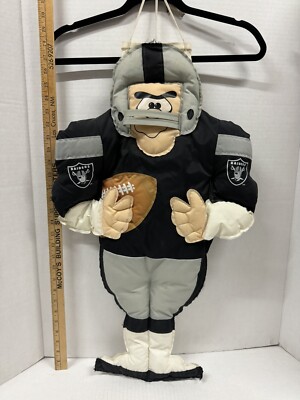 VTG Oakland Raiders Football NFL Wind Sock Yard Flag 1990s WinCraft Sports 29”-image