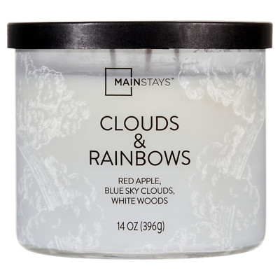 3-Wick Wrapped Clouds & Rainbows Scented Candle, 14 Oz-image
