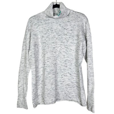 NEW Stitchfix RD Style M Heather Gray Turtleneck Top Soft Casual Comfort Cozy-image