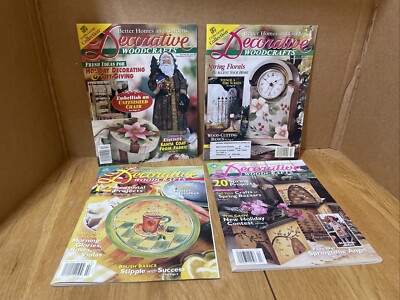 Decorative Woodcrafts by Better Homes and Garden Magazine Lot of 4 1990s-image
