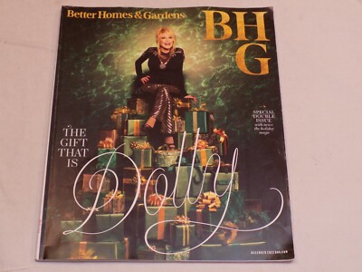 Better Homes and Gardens Magazine December 2022 Dolly Parton Holiday Poinsettias-image