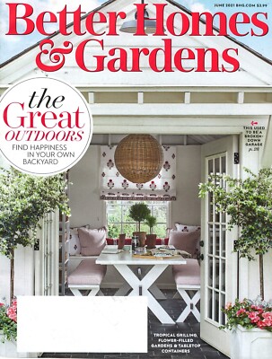 Better Homes and Gardens June 2021 Single Issue Magazine-image