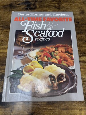Vintage 1982 Better Homes Fish & Seafood Cookbook Recipes Cook Book Cooking-image