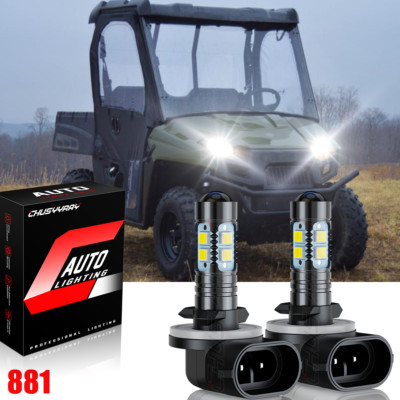 2x 280W LED Headlight Bulbs For Polaris Sportsman 500 550 570 600 700 800 850 XP-image