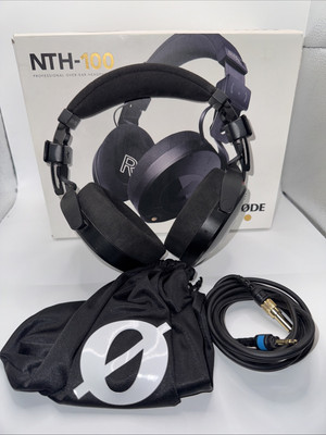 Rode NTH-100 Professional Over-ear Headphones w/ Aux Cable & Original Box Used-image