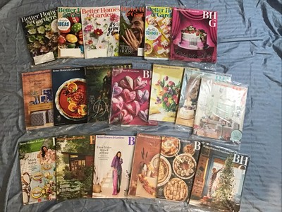 19pc lot BETTER HOMES & GARDEN NEW magazine DECOR recipes entertaining 2022-23-image
