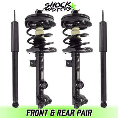 Front Complete Struts Rear Shocks for 2002-2007 Mercedes C230 RWD W203-image