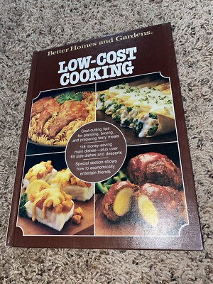 Vintage 1980 Better Homes & Gardens Low-Cost Recipes Cookbook Cooking Cook Book-image
