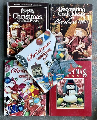 Book Lot 5  Better Homes & Gardens Crafts and Food Books; Christmas & Crafts-image