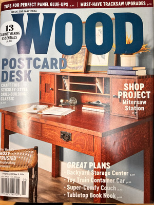 WOOD Magazine Lot of 13 Better Homes and Gardens woodworking magazines￼-image