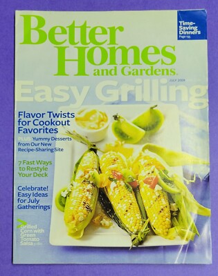 Better Homes and Gardens Magazine (July 2009) Volume 87 Issue #7-image