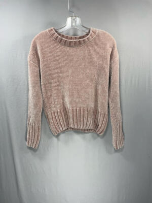 Cynthia Rowley Women Soft Sherpa Fleece Pink Polyester Sweater Small S Cozy Warm-image