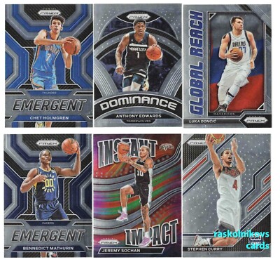 2022-23 PANINI PRIZM All Inserts COMPLETE YOUR SET $2 or 2 Card Minimum YOU PICK-image