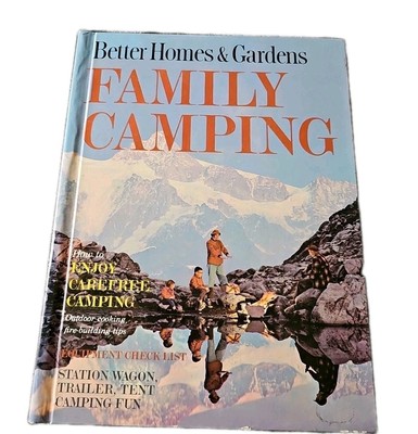 1961 Meredith Publishing Better Homes & Gardens Family Camping Hardcover Book-image