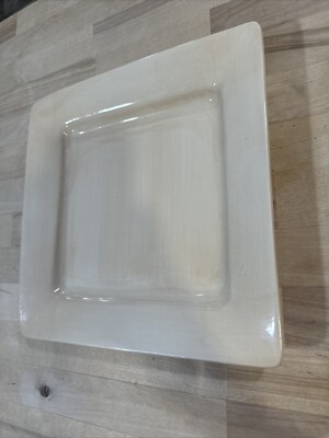 Pier 1 Imports Essential Colors Tan Earthenware 10 1/2” Dinner Plate-image