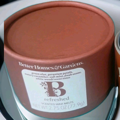 Better Homes & Gardens Essential Oil Infused Wax Melt Geranium Mint Aromatherapy-image