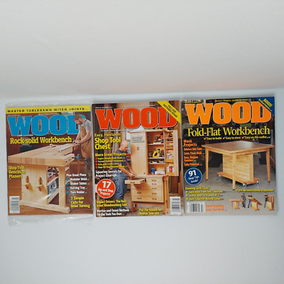Better Homes & Gardens Wood Magazines Nov 2010 Oct 2011 May 2017 WorkBench Chest-image