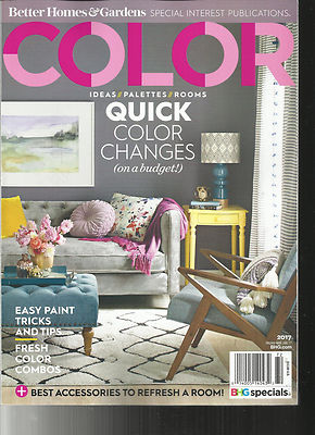 BETTER HOMES & GARDEN SPECIAL INTEREST, COLOR   IDEAS * PALETTES * ROOMS,  2017-image