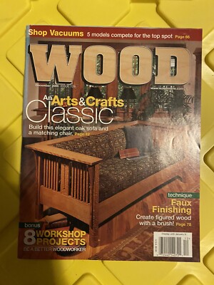Better Homes Garden WOOD Magazine Working 129 December 2000 Faux Finishing-image