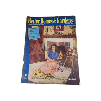 Better Homes & Gardens Magazine November 1941 Vintage Advertising Window Gardens-image