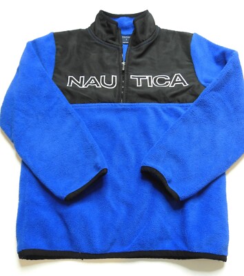 Boys Nautica Fleece Pullover Size 7 - Cozy Comfort with Classic Style!-image