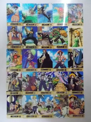 One Piece	Gummy Card	Gumica	001 ~ 100 Nami Robin Kalifa Vivi Lufy Sanji Zoro-image