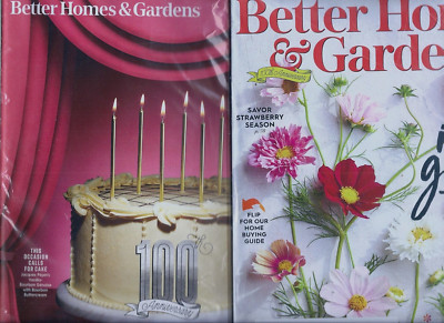 Lot of 2 Issues of Better Homes & Gardens May & September 2022 Grow Time & 100th-image
