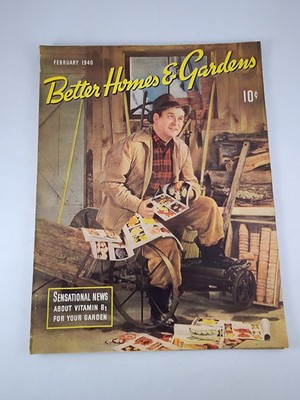 Better Homes & Garden Magazine February 1940 Apples and Pears From One Tree Vtg-image