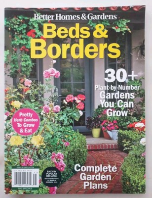 Better Homes & Gardens Magazine Beds & Borders 30+ Plant By Number Gardens -image