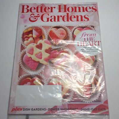 Better Homes & Gardens Magazine 2020 February From The Heart New-image