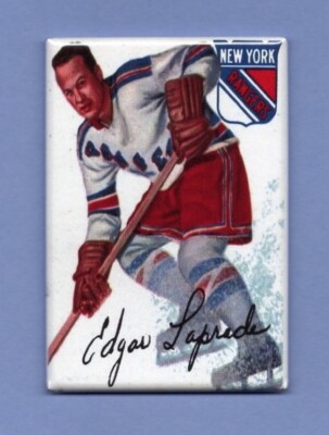 EDGAR LAPRADE *2X3 FRIDGE MAGNET* NHL CENTER PLAYER ICE HOCKEY NEW YORK RANGERS-image