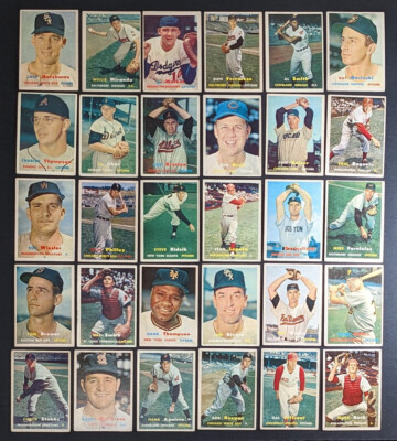 1957 Topps Baseball Cards - Complete Your Set - U Pick Your Card, VG-EX-NM + HOF-image