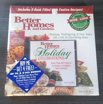 BETTER HOMES AND GARDENS HOLIDAY CELEBRATIONS By Multimedia 2000 **BRAND NEW**-image