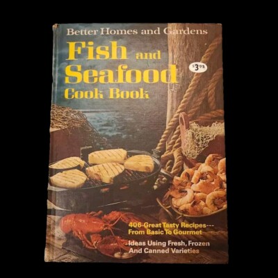 Vintage Better Homes and Gardens Fish & Seafood Cook Book 1971 Hardcover-image
