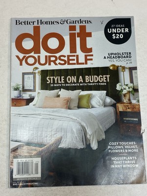 Better Homes Gardens Magazine Winter 2022 Do It Yourself Style Budget Headboard-image
